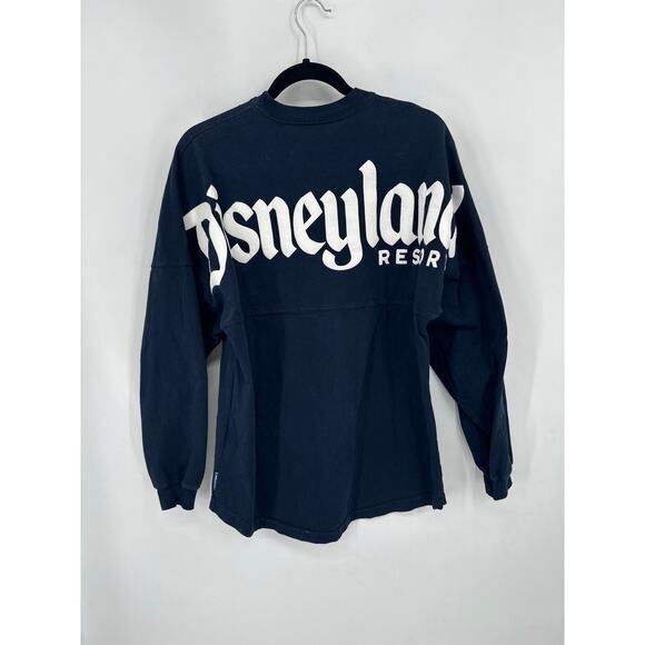 Disneyland Resort Spirit Jersey Adult S Long Sleeve Shirt Navy Blue White - Picture 4 of 5